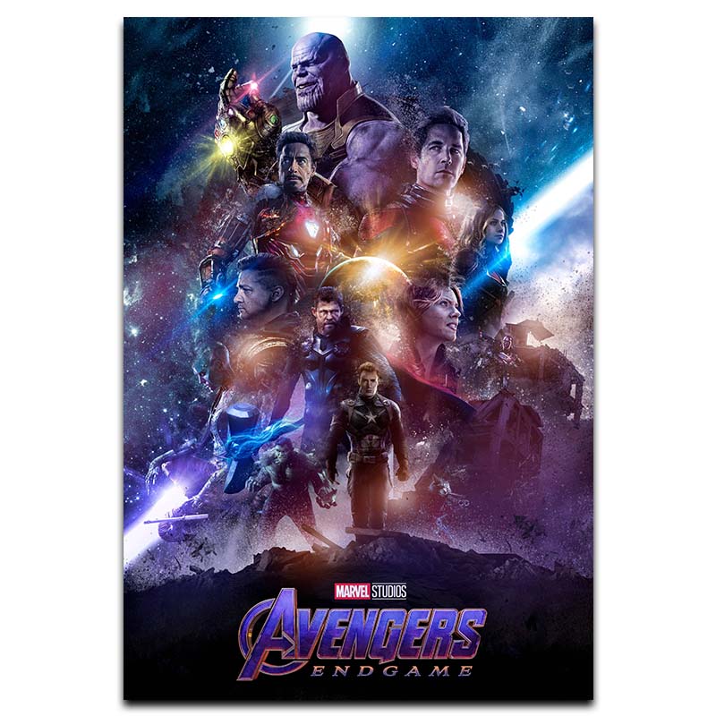 Avengers Endgame silk poster, 12x18 / 24x36 inch