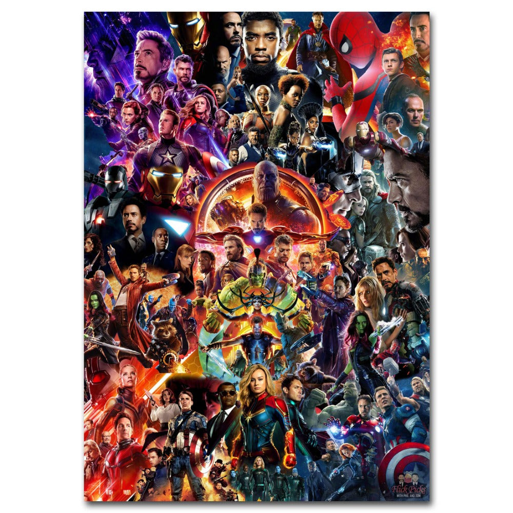 Avengers Endgame canvas art painting, 32x46 inch